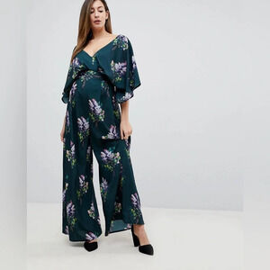 ASOS maternity floral wide leg Jumpsuit 29050